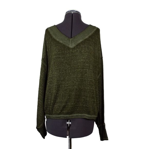 Free People Tops - We The Free by Free People oversized South Side burnout sweater